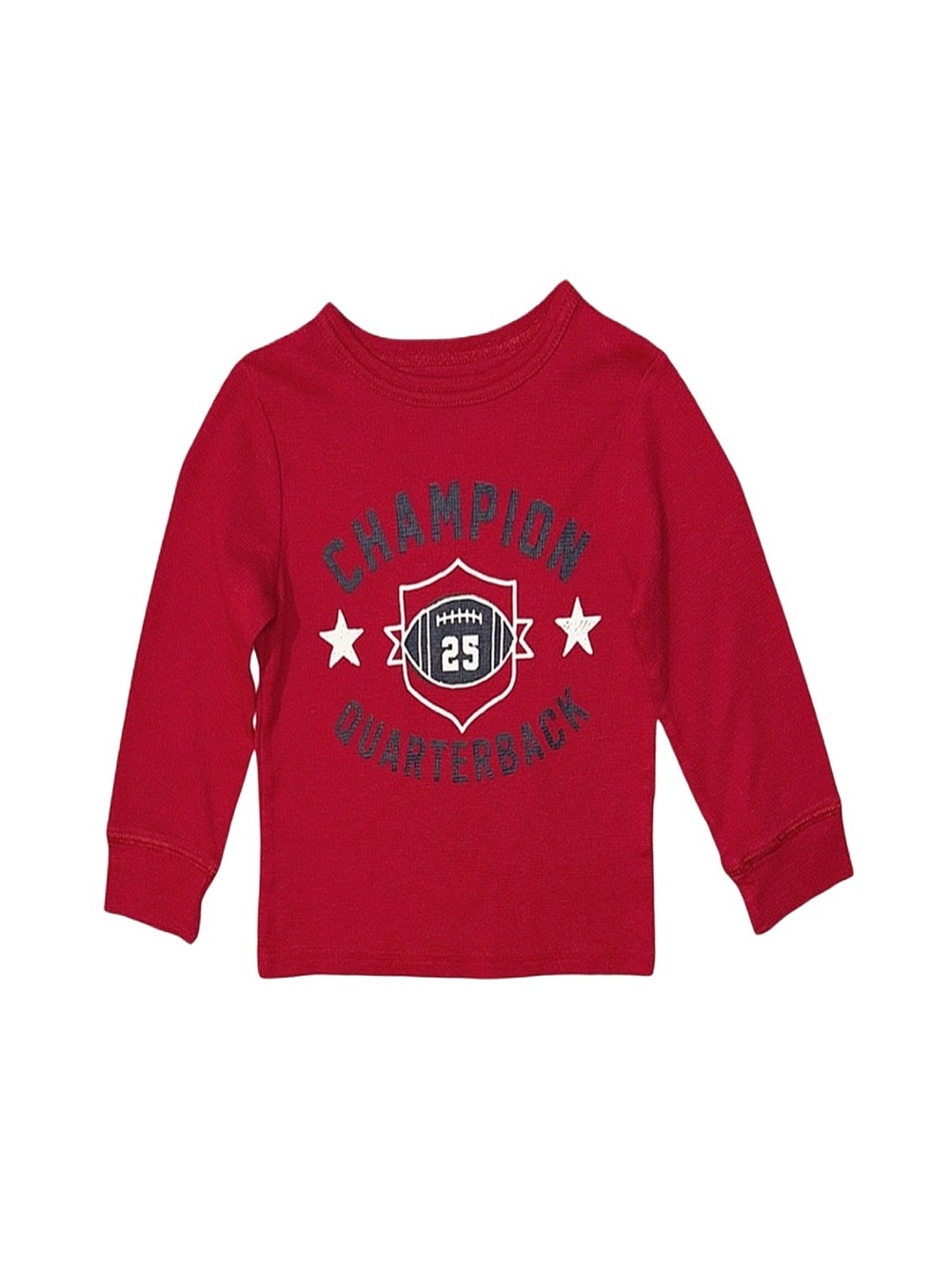 CHILDREN'S PLACE Toddler Boy Red Graphic Long Sleeve Shirt Size 2T